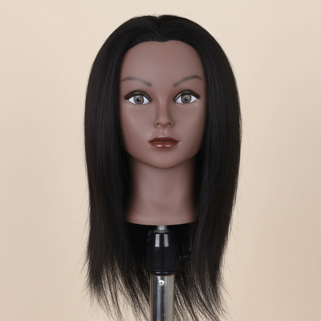 Afro Mannequin Heads Headdoll Mannequin Head For Practice Styling Braiding With Fixed bracket