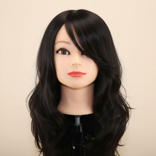 Premium 100% Real Human Hair Mannequin Styling Heads Professional Cosmetology School Practice Heads For Hairdresser Barber Shop
