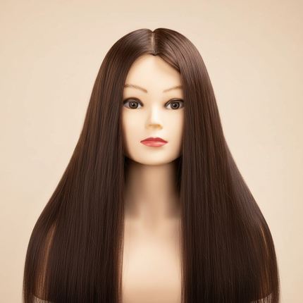 85% Real Human Hair Mannequin Head For Hair Training Styling Professional Hairdressing Cosmetology Dolls Head For Hairstyles