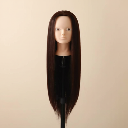 Training Head Kit For Hairstyles Mannequin Head With 100% Synthetic Hair Dressing Head Doll  With Clamp Wig Stand Tripod