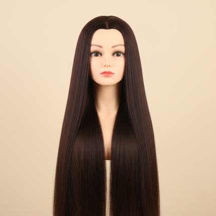 long Synthetic hair Mannequin Head With Adjustable Wig Tripod Stand Holder Model With Manikin Head Styling Hairdresser Training