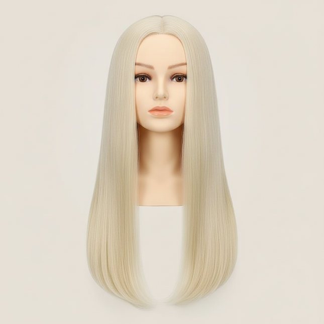 Mannequin Head 80% Real Human Hair Styling Hair Mannequin Head Human Hair to Practice Hair and Makeup Hairdresser Head With Gift