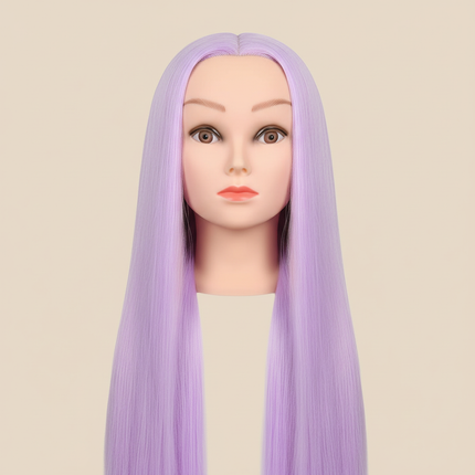 long Synthetic hair Mannequin Head With Adjustable Wig Tripod Stand Holder Model With Manikin Head Styling Hairdresser Training