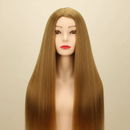85% Real Human Hair Mannequin Heads For Curling Straighten Training Professional Solon Hairdresser Dummy Doll Heads For Hairstyl
