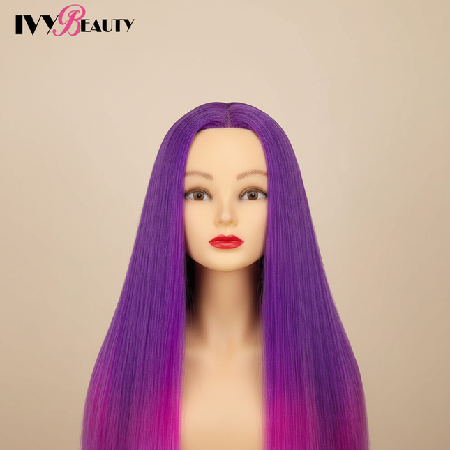 Mannequin- Heads With 65cm Hair For Hairstyles Tete De Cabeza Manniquin Dummy Dolls Head For Hairdresser Practice Hair Styling