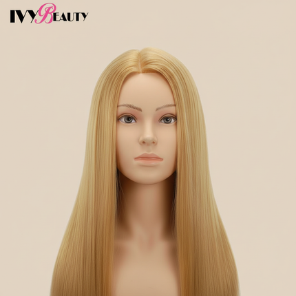 Mannequin- Heads With 65cm Hair For Hairstyles Tete De Cabeza Manniquin Dummy Dolls Head For Hairdresser Practice Hair Styling