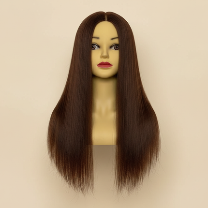 100% Human Hair Mannequin Head Natural Black Color Practice Training Model For Hairdresser Professional Can Be Ironed MUXI IDO