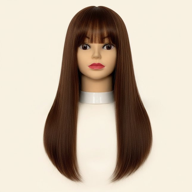 100% Human Hair Mannequin Head Natural Black Color Practice Training Model For Hairdresser Professional Can Be Ironed MUXI IDO