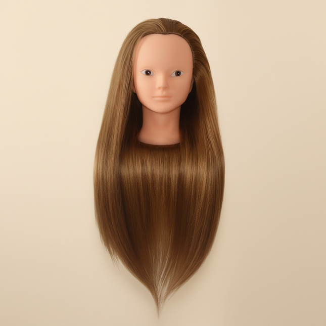 Hairdressing Hairdresser Styling Tool  60cm Straight Hair Training Mannequins Head For Makeup Hair braiding Practice Salon Head