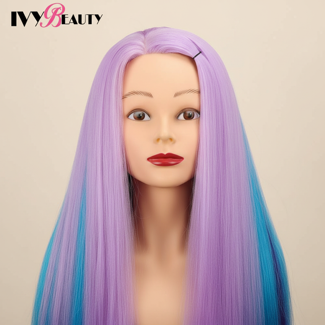 Professional Head Dolls For Hairdresser Educational Hairdressing Mannequin Training Head With Wig Stand Tipod For Wig Hair Style