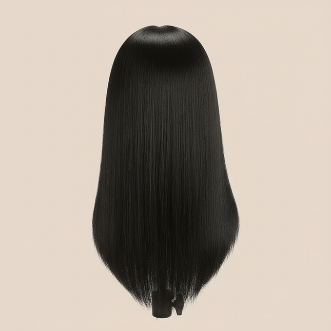 100% Real Hair Mannequin Head With Table Clamp Stand Yaki Hair Cosmetology Doll Head For Hairdresser Practice Braiding Training - gallery 1