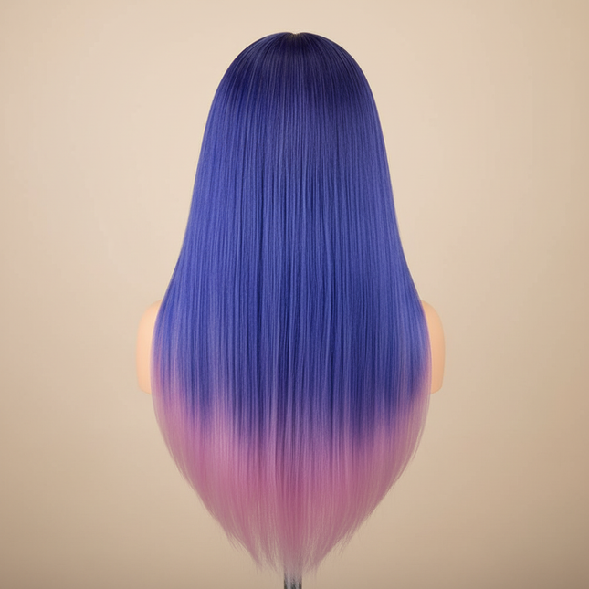 New 70CM Mannequin Heads With Synthetic Hair For Hair Training Styling Solon Hairdresser Dummy Doll Heads For Practice Hairstyle - gallery 1