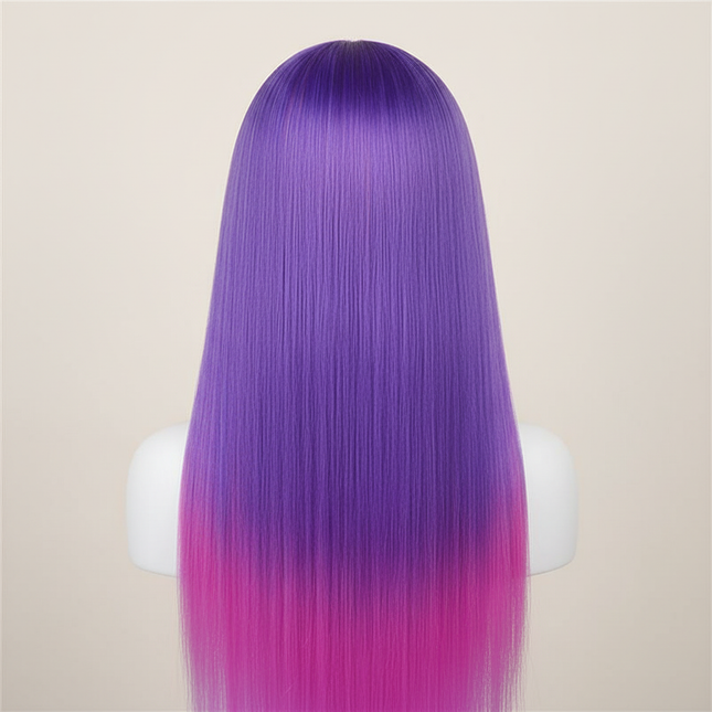 long Synthetic hair Mannequin Head With Adjustable Wig Tripod Stand Holder Model With Manikin Head Styling Hairdresser Training - gallery 1
