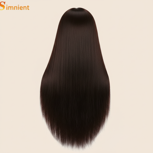 New 70CM Mannequin Heads With Synthetic Hair For Hair Training Styling Solon Hairdresser Dummy Doll Heads For Practice Hairstyle - gallery 1