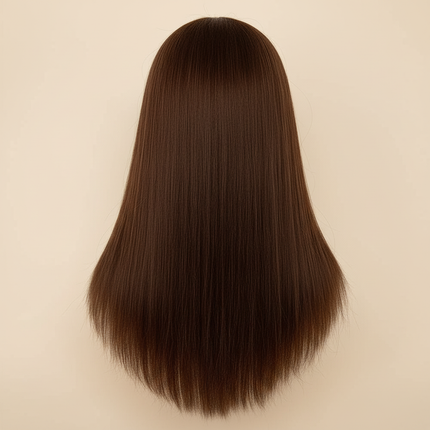 100% Human Hair Mannequin Head Natural Black Color Practice Training Model For Hairdresser Professional Can Be Ironed MUXI IDO - gallery 1