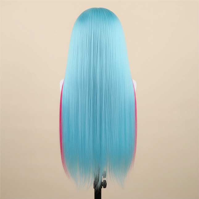long Synthetic hair Mannequin Head With Adjustable Wig Tripod Stand Holder Model With Manikin Head Styling Hairdresser Training - gallery 1