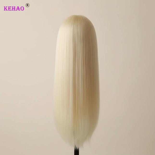 Training Head Kit For Hairstyles Mannequin Head With 100% Synthetic Hair Dressing Head Doll  With Clamp Wig Stand Tripod - gallery 1