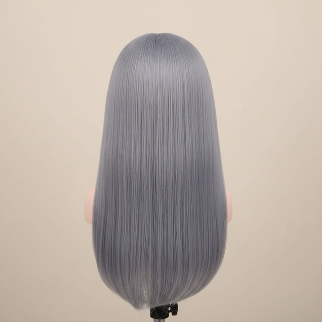 Mannequin Wig Head With Synthetic Hair With Adjustable Wig Stand Holder Manikin Head Styling Hairdresser Training Head Doll Head - gallery 1