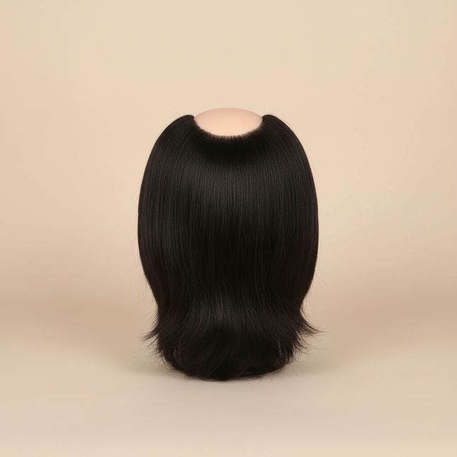 100% Human Hair Male Mannequin Head With Hair Beard Practice Manikin Hairdresser Cosmetology Training Doll Head For Hair Styling - gallery 1