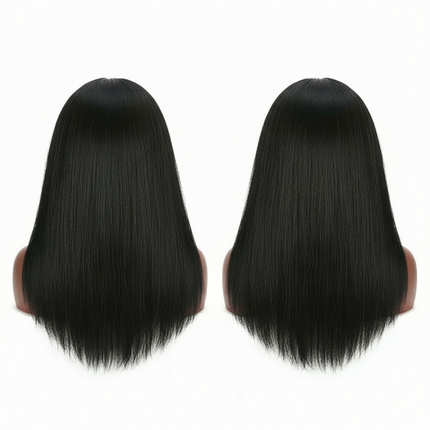 Simnient 16 Inch Mannequin Head 100% Real Human Hair for Cosmetology Manikin Doll Head Hairdresser Hairstylist Training Practice - gallery 1