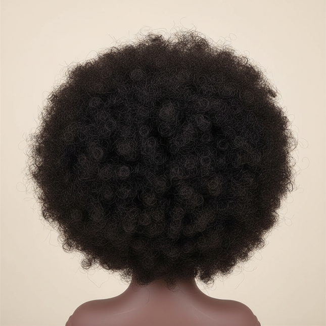 Afro Mannequin Head Model With Synthetic Hair Manikin Head Styling Hairdresser Training Head Doll Head for Braiding Practice - gallery 1