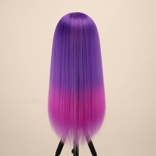 Colorful Hair Mannequin Head Hairdressing Practice Training Doll Heads Cosmetology Hair Styling Mannequins Heads With Clamp Tool - gallery 1