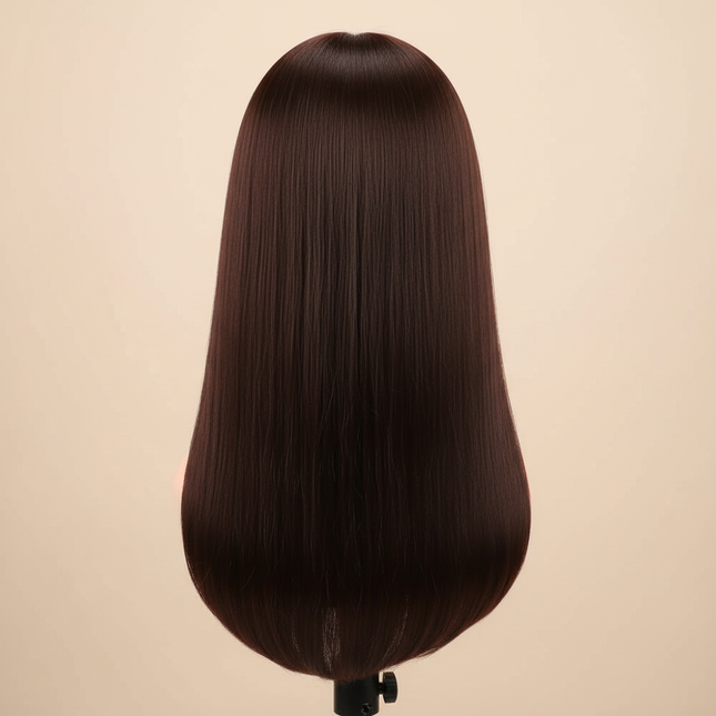 Synthetic Hair Mannequin Head Hairdresser Training Head With Stand Manikin Cosmetology Doll Head For Braiding Styling Curling - gallery 1