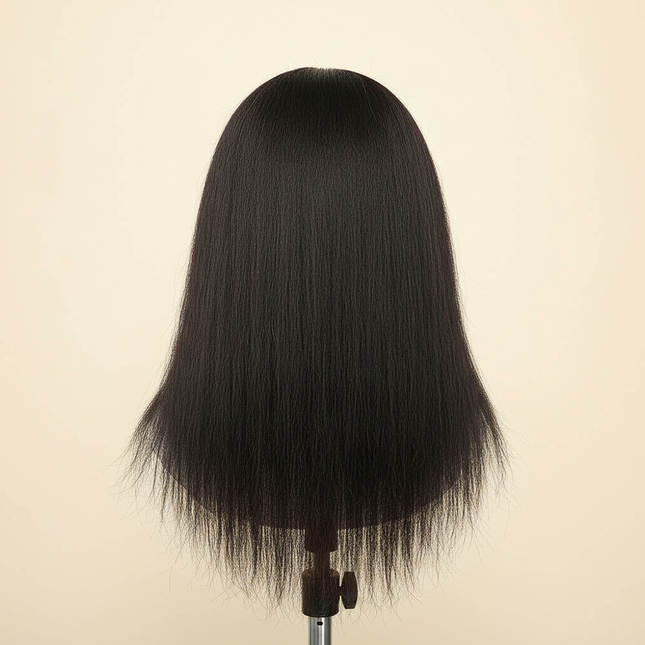 16" Cosmetology Mannequin Head with 100% Human Hair DollHead for Braiding & Styling Practice - gallery 1