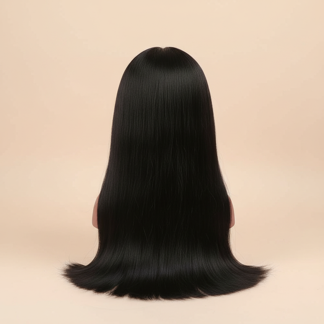 Wig Head With Hair Small Mannequin Head For Beginner Hair Styling Pvc Doll Head For Hairdresser Practice Styling With Head Stand - gallery 1