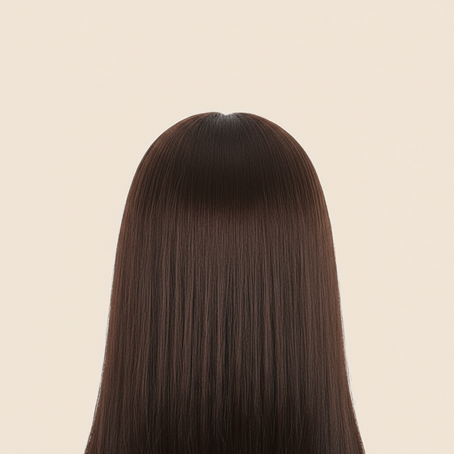 Mannequin Head Human Hair 26"-28" Female 80% Real Hair Mannequin Head Hair Styling Cosmetology  Doll Head for Hairdresser - gallery 1