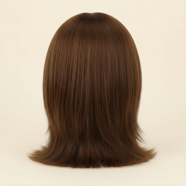 Simnient Male Mannequin Head With 100% Real Human Hair For Practice Hairdresser Cosmetology Training Doll Head For Hair Styling - gallery 1