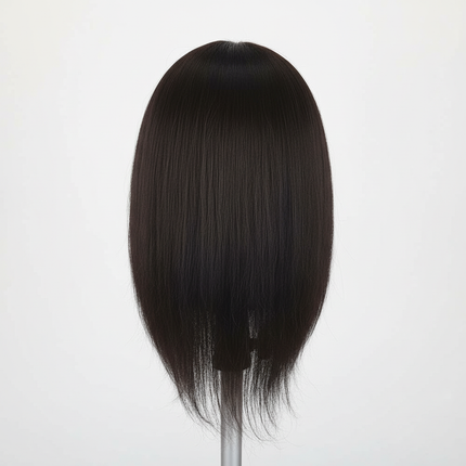 Afro Mannequin Heads With 100% Real Hair With Adjustable Tripod Hairdressing Dolls Training Head For Practice Styling Braiding - gallery 1