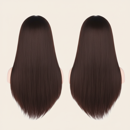 Mannequin Head 100% Synthetic Hair Hairdresser Training Head  Manikin Cosmetology Doll Head For Braiding Styling - gallery 1