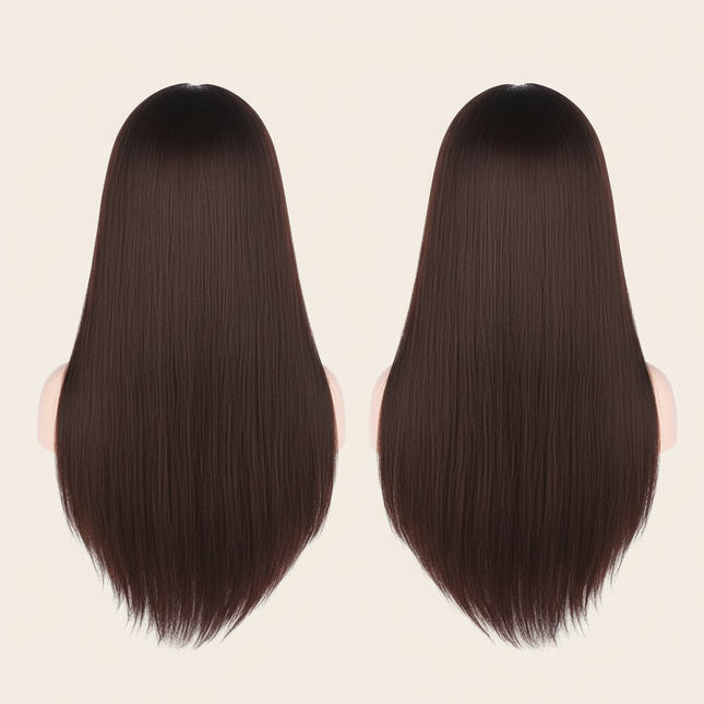 Mannequin Head 100% Synthetic Hair Hairdresser Training Head  Manikin Cosmetology Doll Head For Braiding Styling - gallery 1