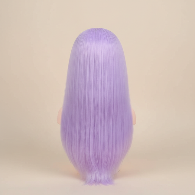 Wig Head With Hair Small Mannequin Head For Beginner Hair Styling Pvc Doll Head For Hairdresser Practice Styling With Head Stand - gallery 1