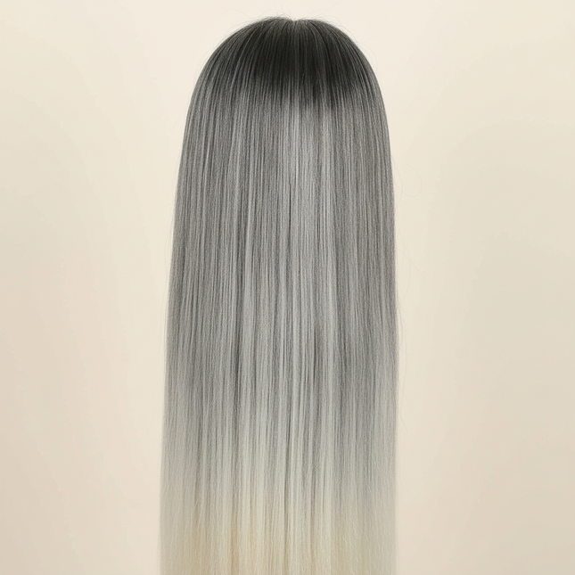Colorful  28" Mannequin Head Hair Styling Training Braiding Manikin Cosmetology Synthetic Hair For Hairdresser,Free Clamp Hold - gallery 1