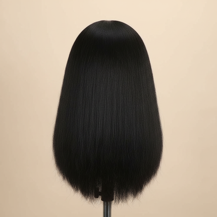 African Mannequin Head 100%Real Hair Hairdresser Training Head With Tripod Manikin Cosmetology Doll Head For Braiding Styling - gallery 1