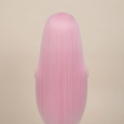 Mannequin Wig Head With Synthetic Hair With Adjustable Wig Stand Holder Manikin Head Styling Hairdresser Training Head Doll Head - gallery 1