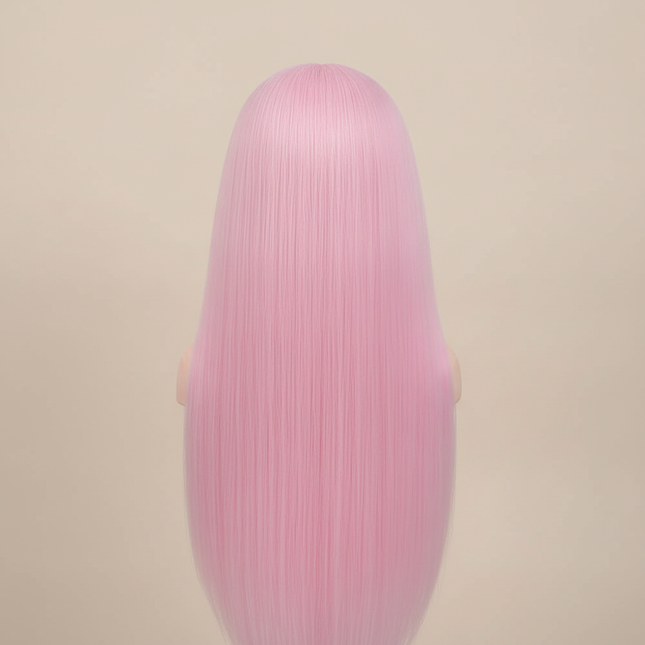 Mannequin Wig Head With Synthetic Hair With Adjustable Wig Stand Holder Manikin Head Styling Hairdresser Training Head Doll Head - gallery 1