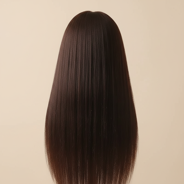 85%Real Hair Doll Head For Hairstyle Professional Training Head Kit Mannequin Head Styling To Practice Hot Curl Iron Straighten - gallery 1