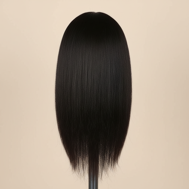 Afro Mannequin Heads With 100% Real Hair With Adjustable Tripod Hairdressing Dolls Training Head For Practice Styling Braiding - gallery 1