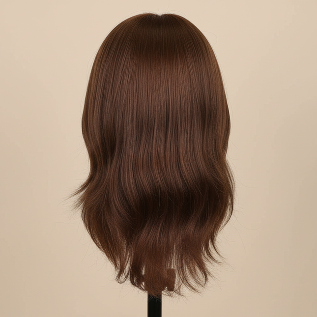 100% Human Hair Male Mannequin Head With Hair Beard Practice Manikin Hairdresser Cosmetology Training Doll Head For Hair Styling - gallery 1