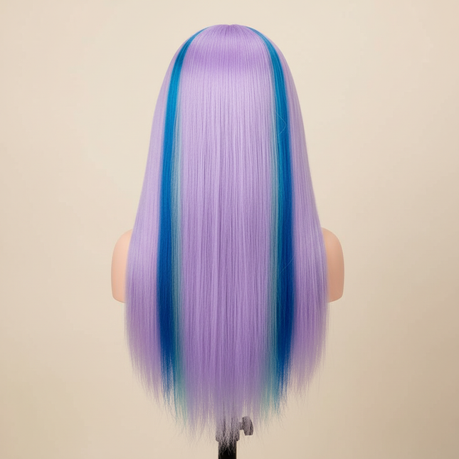 New 70CM Mannequin Heads With Synthetic Hair For Hair Training Styling Solon Hairdresser Dummy Doll Heads For Practice Hairstyle - gallery 1
