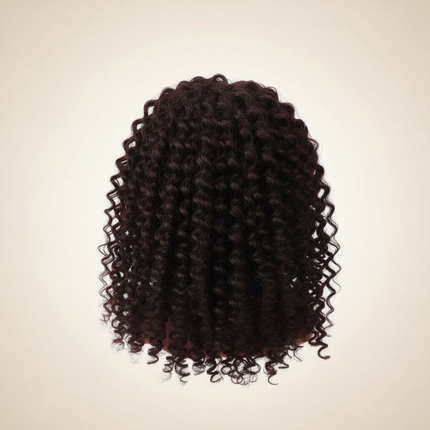 Kids Human Hair Mannequin Head With Table Clamp Training Head Kit Black Skin Afro Curly Hair Styling Doll Head For Training Hair - gallery 1
