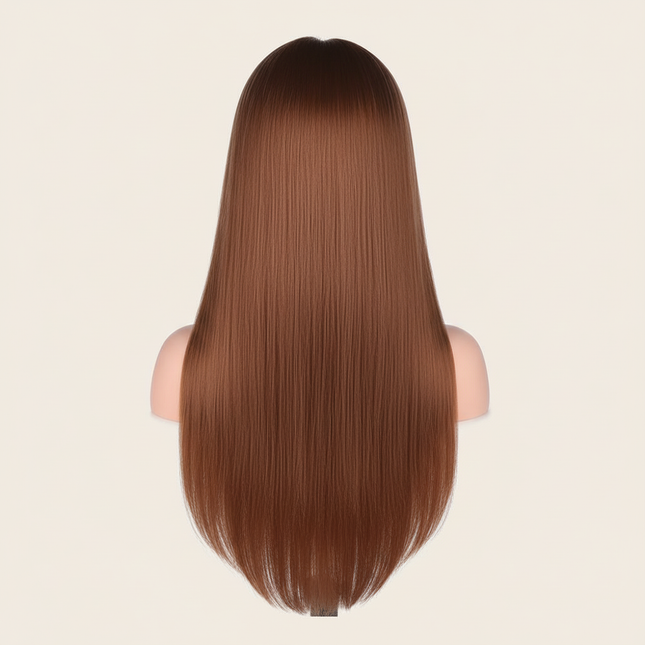 Mannequin Head 100% Synthetic Hair Hairdresser Training Head  Manikin Cosmetology Doll Head For Braiding Styling - gallery 1