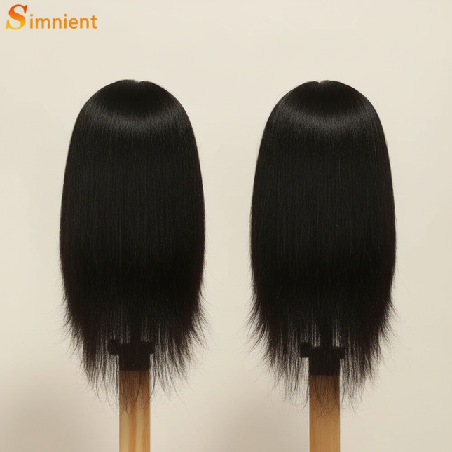 2025 New Afro Mannequin Head 100% Real Hair Traininghead Styling Head Braid Hair Dolls Head for Practicing Cornrows and Braids - gallery 1