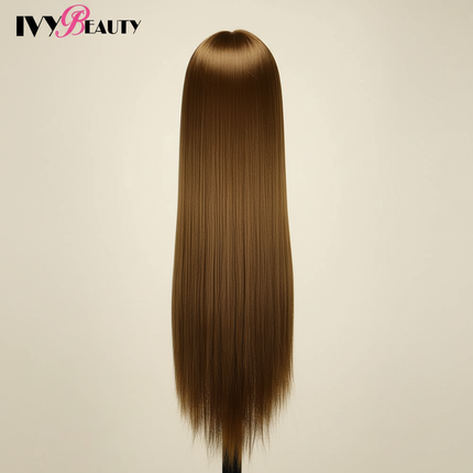 80cm Long Professional Head Dolls For Hairdresser 30Inch Synthetic Hair Mannequin For Hair Style Hairdressing hair For Dolls - gallery 1