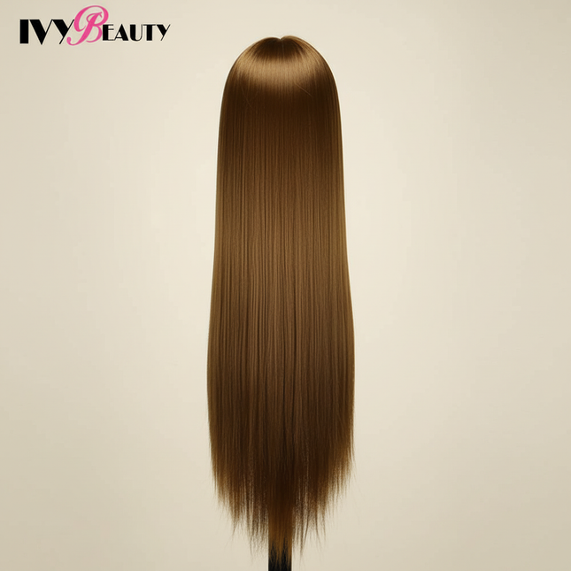 80cm Long Professional Head Dolls For Hairdresser 30Inch Synthetic Hair Mannequin For Hair Style Hairdressing hair For Dolls - gallery 1