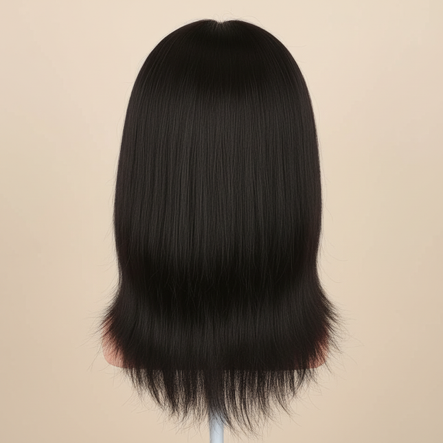 100% Human Hair Male Mannequin Head With Hair Beard Practice Manikin Hairdresser Cosmetology Training Doll Head For Hair Styling - gallery 1