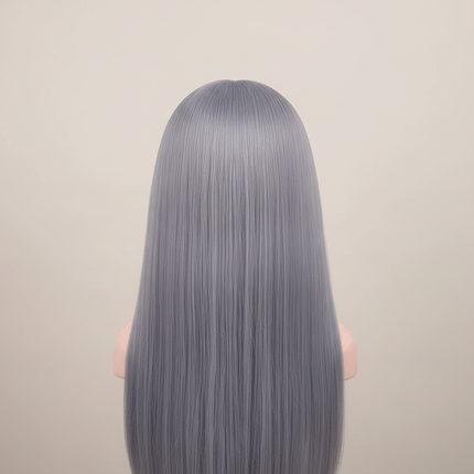 Wig Head With Hair Small Mannequin Head For Beginner Hair Styling Pvc Doll Head For Hairdresser Practice Styling With Head Stand - gallery 1